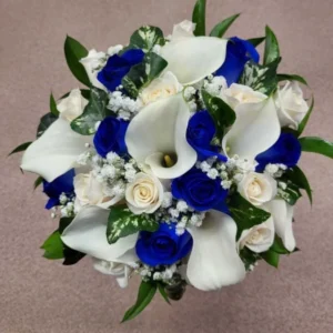 Floristería con envío de flores en Madrid 2 Ramo de novia calas y rosas